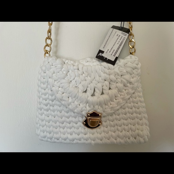 Nasty Gal Bags Nasty Gal White Crochet Crossbody Bag Poshmark